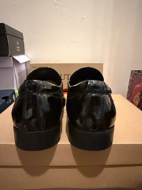 Classic Black Patent Leather Slip-On Loafers main image 9